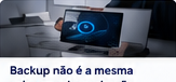 Tela de segurança e backup